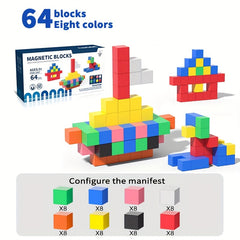 Magnetic Building Block Set for Kids 3+ Boys Girls DIY Creative Games