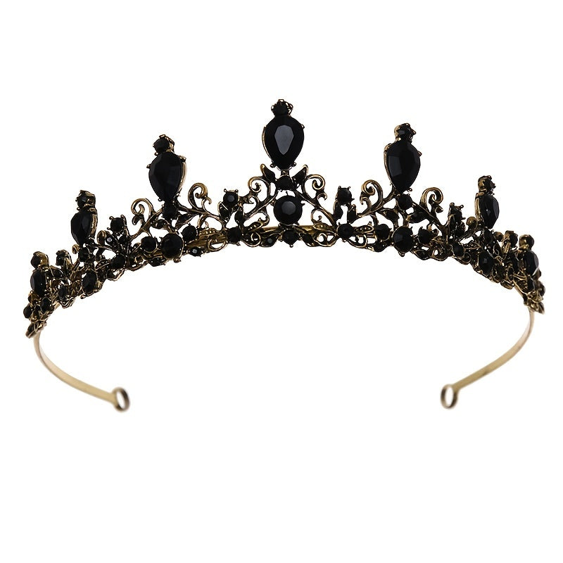 Rhinestone Baroque Crown Hairband Headband Party Favor Decorations
