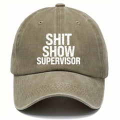 Retro Letter Print Baseball Cap Sun Protection Hat Outdoor Hiking Fishing