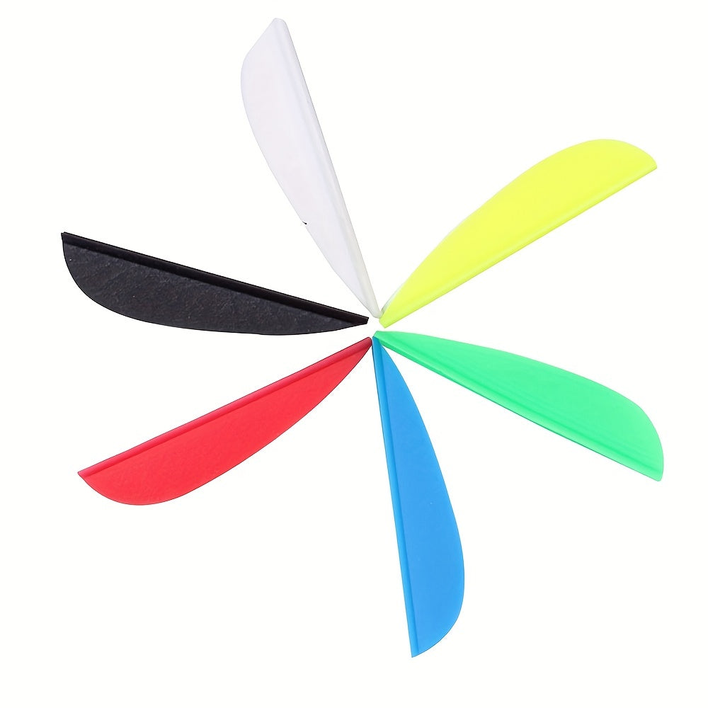 20pcs 5.08cm Elastic Arrow Feathers for Archery
