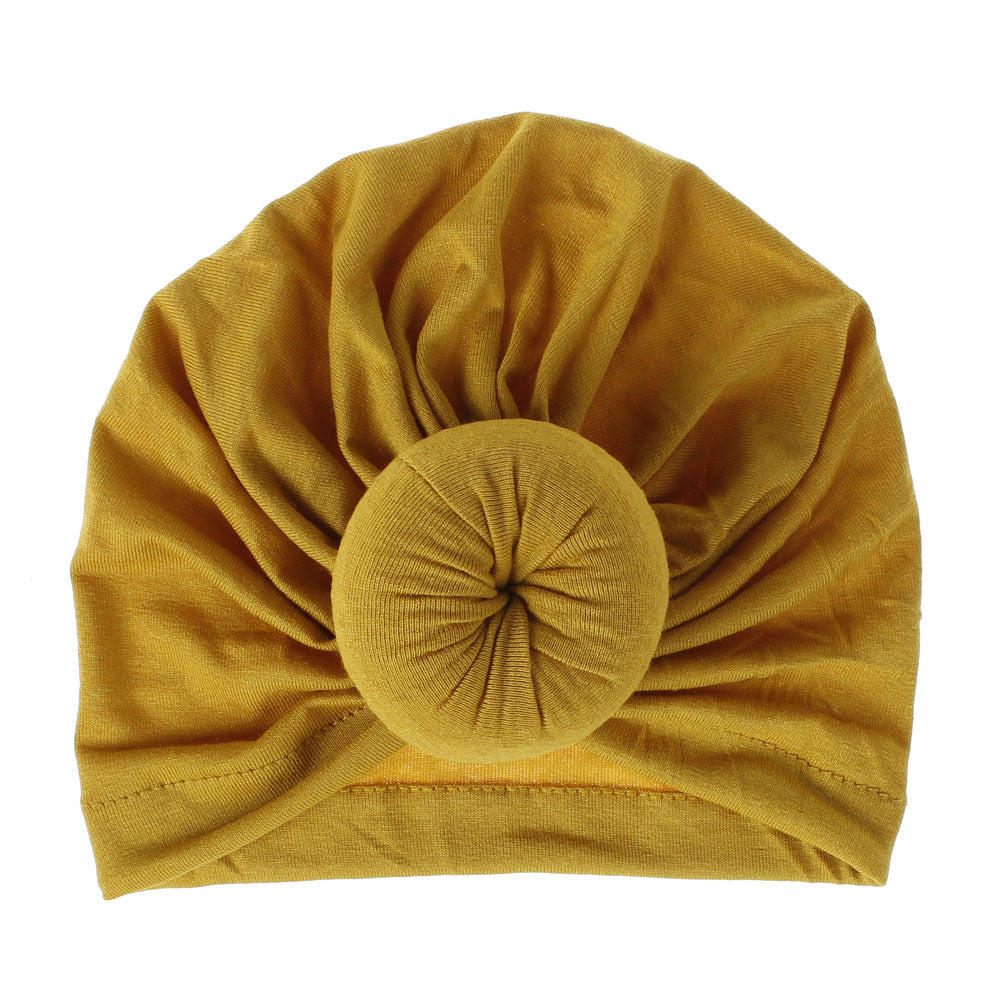 Newborn Toddler Donut Head Wrap Hat Turban Headband Photography Props