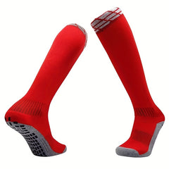 Breathable Silicone Non slip Football Mid calf Socks