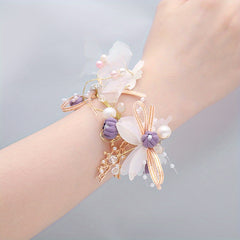 Flower Butterfly Bracelet Wedding Hair Accessories