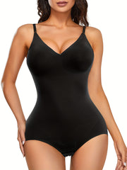 V Neck Tummy Control Slimmer Slip Body Shaper Women's Underwear