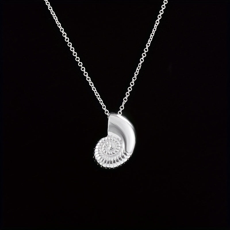 Seaside Summer Conch Necklace Clavicle Chain Snail Shell Pendant