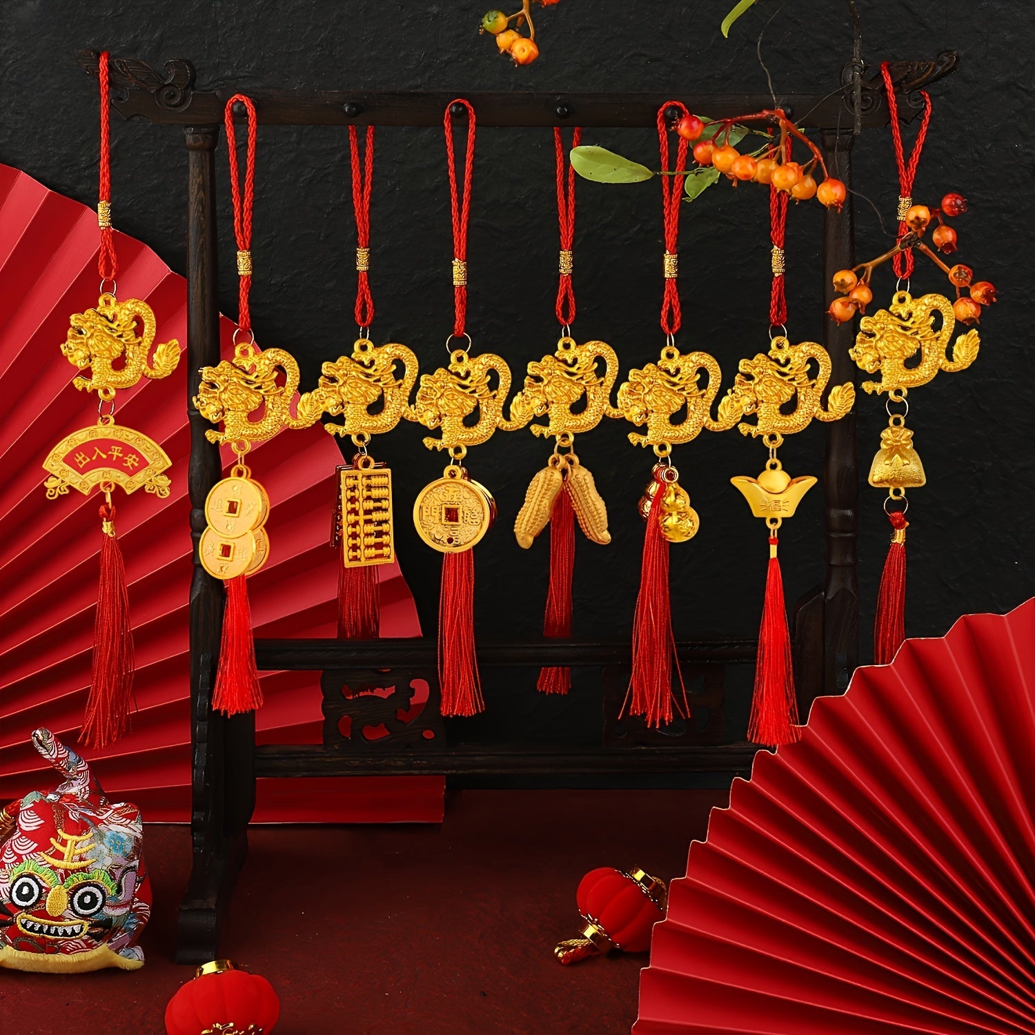 Festive Bonsai Ornaments Golden Lucky Indoor And Outdoor Decorations