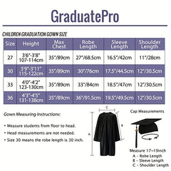 Preschool Graduation Cap & Gown Set with Tassel