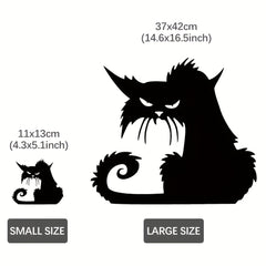 Halloween Cat Window Wall Sticker for Home Decoration