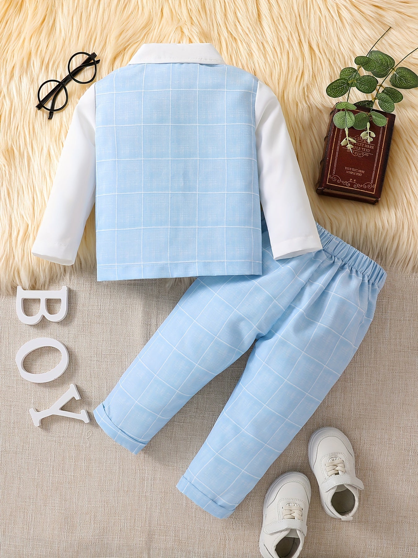 Baby Boy Bowtie Outfit for Parties & Birthdays