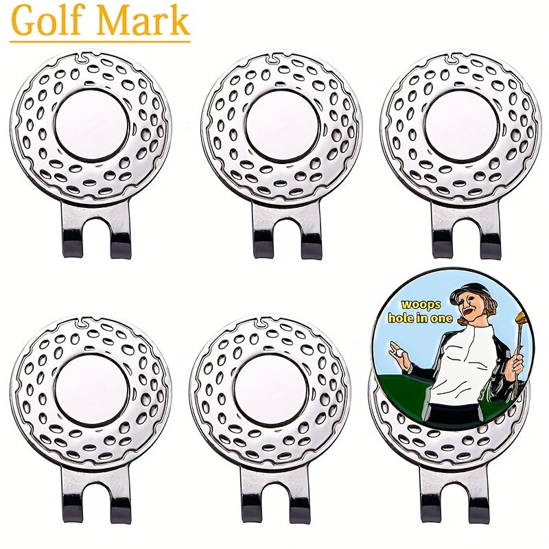 20pcs Golf Hat Clip Magnetic Golf Ball Markers Training Aids