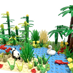16X16 River Pattern Base Plate for Building Blocks
