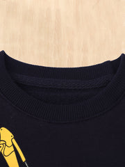 Boy's Cotton Truck Graphic Sweatshirt Casual Long Sleeve Pullover