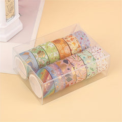 12 Rolls Colorful Washi Tape Set DIY Crafts Scrapbook Gift Wrapping
