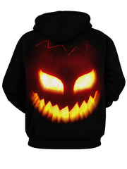 Men's Halloween Pumpkin Graphic Hoodie