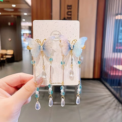 Vintage Chinese Style Tassel Hair Clips for Party