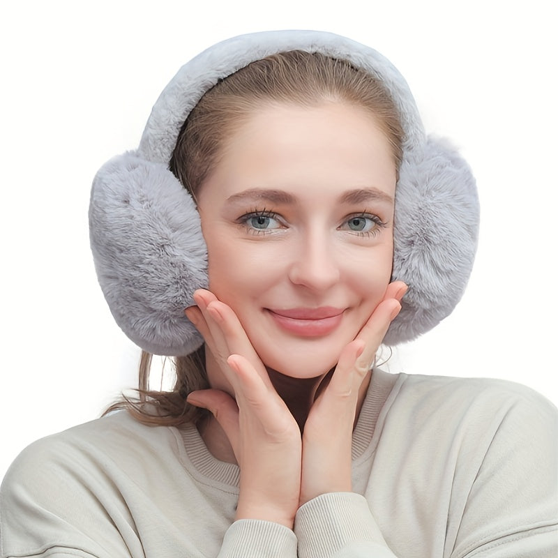 Plush Earmuffs Cold Resistant Elastic Ear Muffs For Winter