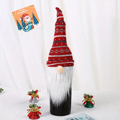 Holiday Wine Cover Christmas Decoration Gift Bag Restaurant Holiday Decoration