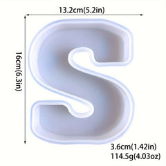 Resin Letter Pendant Molds - 3D Alphabet A-Z Symbols