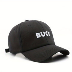 Buck Embroidered Denim Baseball Cap