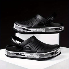 Men's Clogs Closed Toe Sandals Soft Sole Walking Shoes