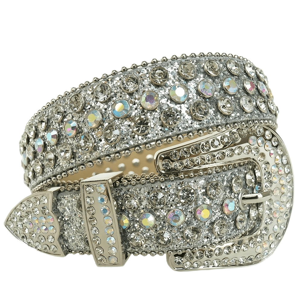 Rhinestones Belt Sparkle Shining Unisex