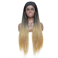 Ombre Long Braided Headband Wig For Women
