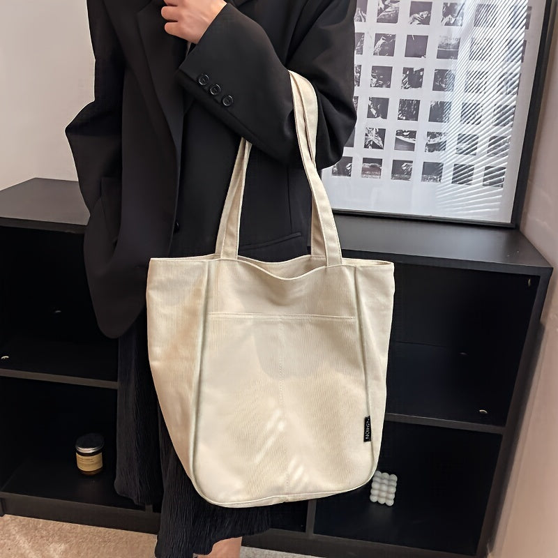 Women's Casual Canvas Large Capacity Tote Bag