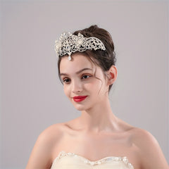 Silvery Headband Crystal Rhinestone Head Jewelry Women Hair Accessories