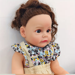 22-inch Reborn Baby Dolls Soft Body Newborn Doll Christmas Gift Kids