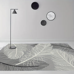 Fluffy Faux Wool Area Rugs Non slip Modern Contemporary Large Carpet