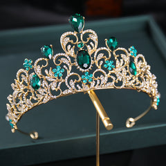 Rhinestone Bridal Tiara Crown Headband for Women Wedding Hair Jewelry