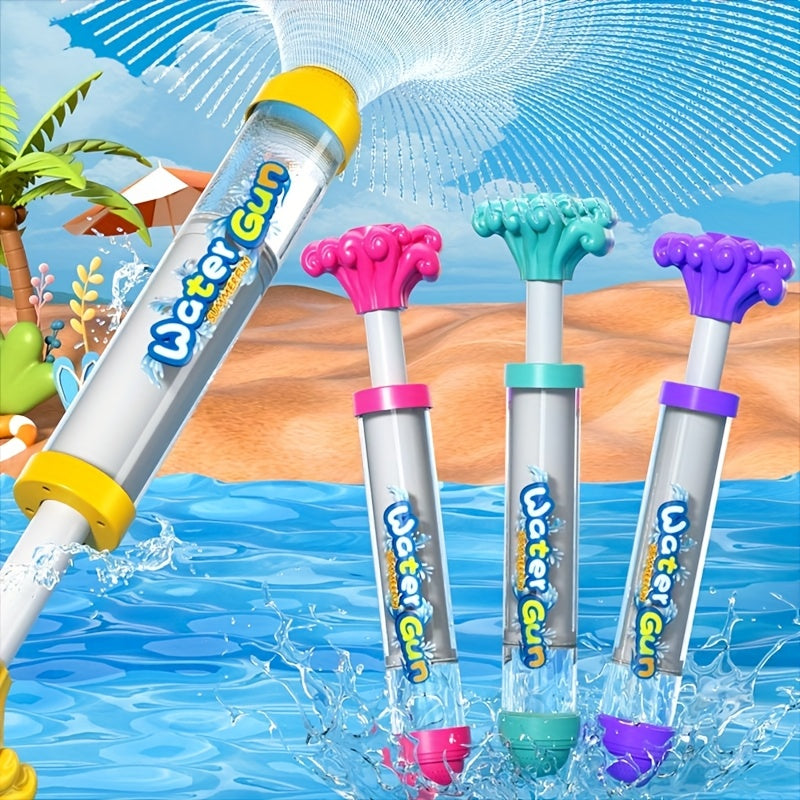 4pcs Push Pop Firework Water Toy Romantic Sprayer for Parties