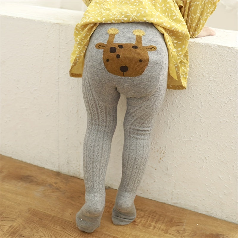 Kids Cartoon Pattern Leggings Breathable Pantyhose Tights