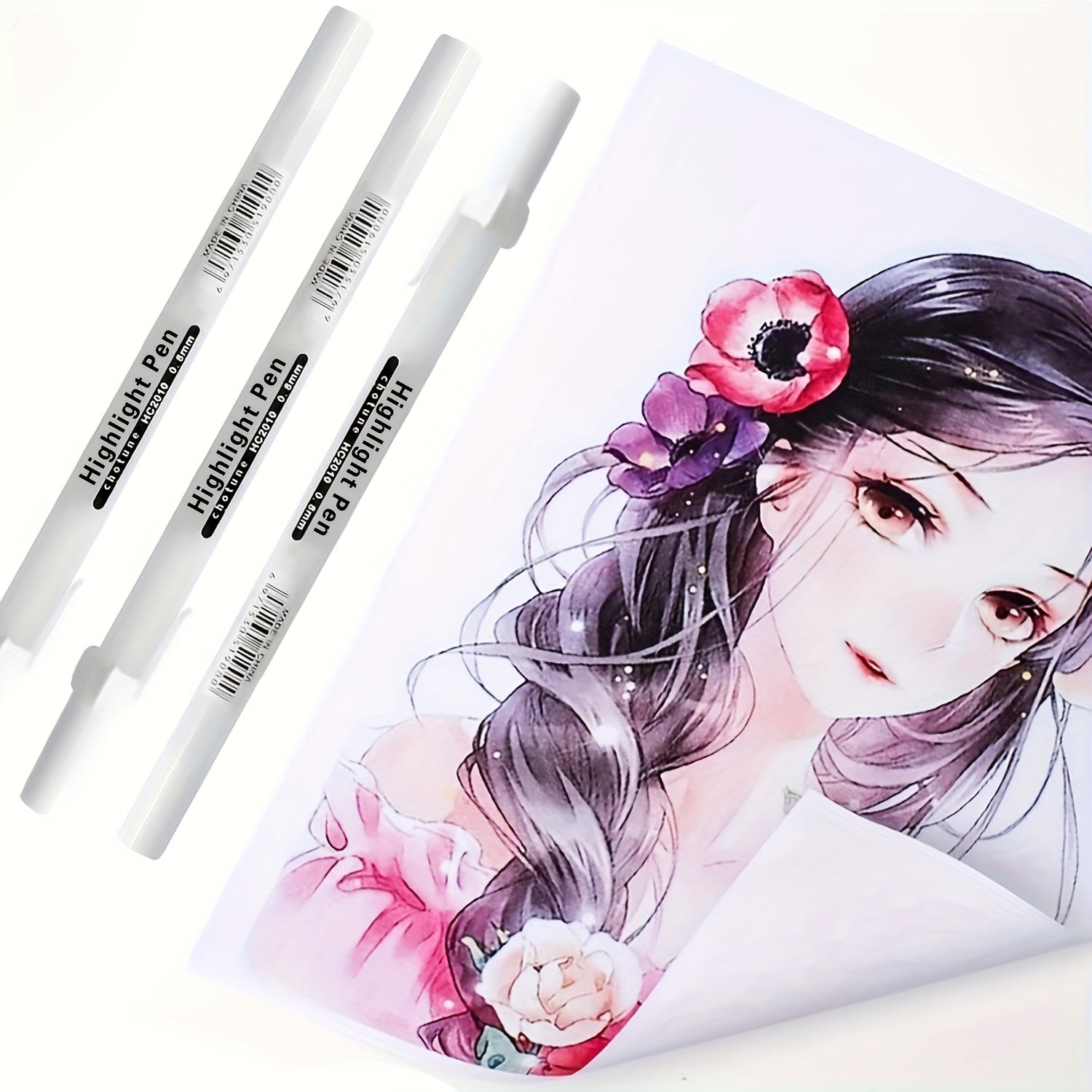 Fine Gel Ink Pens for Drawing Sketching Adult Coloring - Set of 10