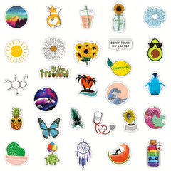 50pcs VSCO Small Fresh Waterproof Vinyl Stickers Water Bottle Laptop Phone