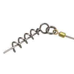 2set String Fishing Hook Barbed Triple Hooks Soft Lure Bait Fishhook Jig Rig