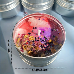 Dried Flower Scented Candle Unique Soy Candle Christmas Birthday Gift