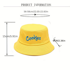 Classic Cookies Embroidered Men's Bucket Hat Fisherman Cap