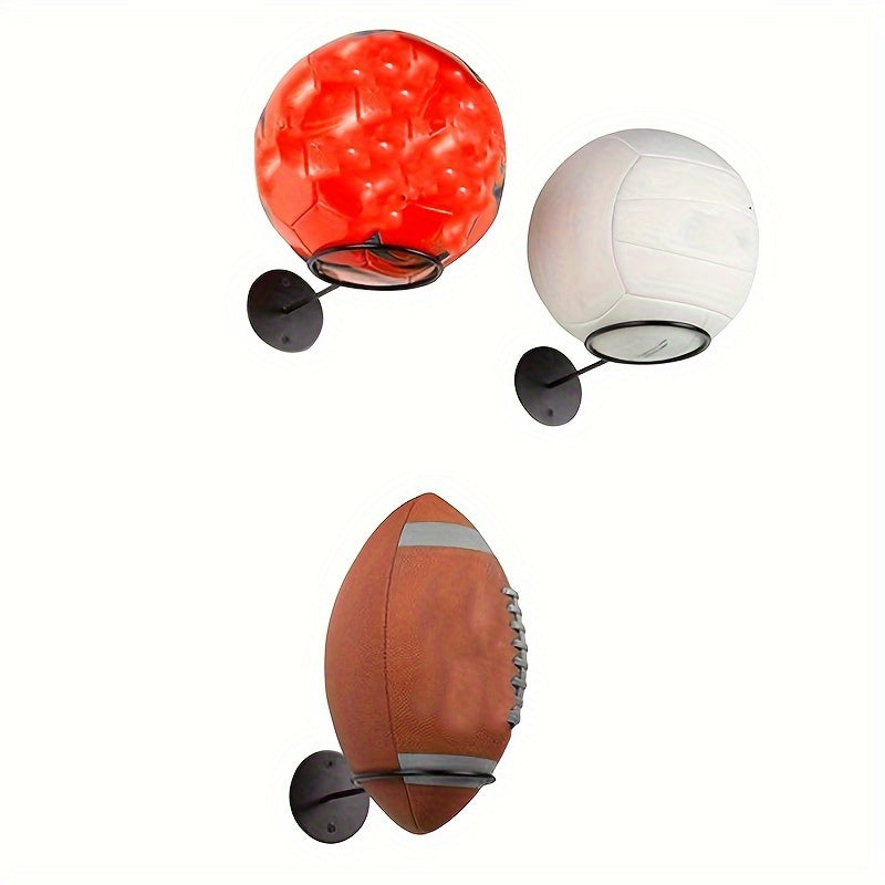 1pc Ball Holder Storage Rack Wall Mounted Ball Sports Accessories
