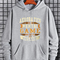 Men's Mental Game Print Hoodie for Outdoor Adventures