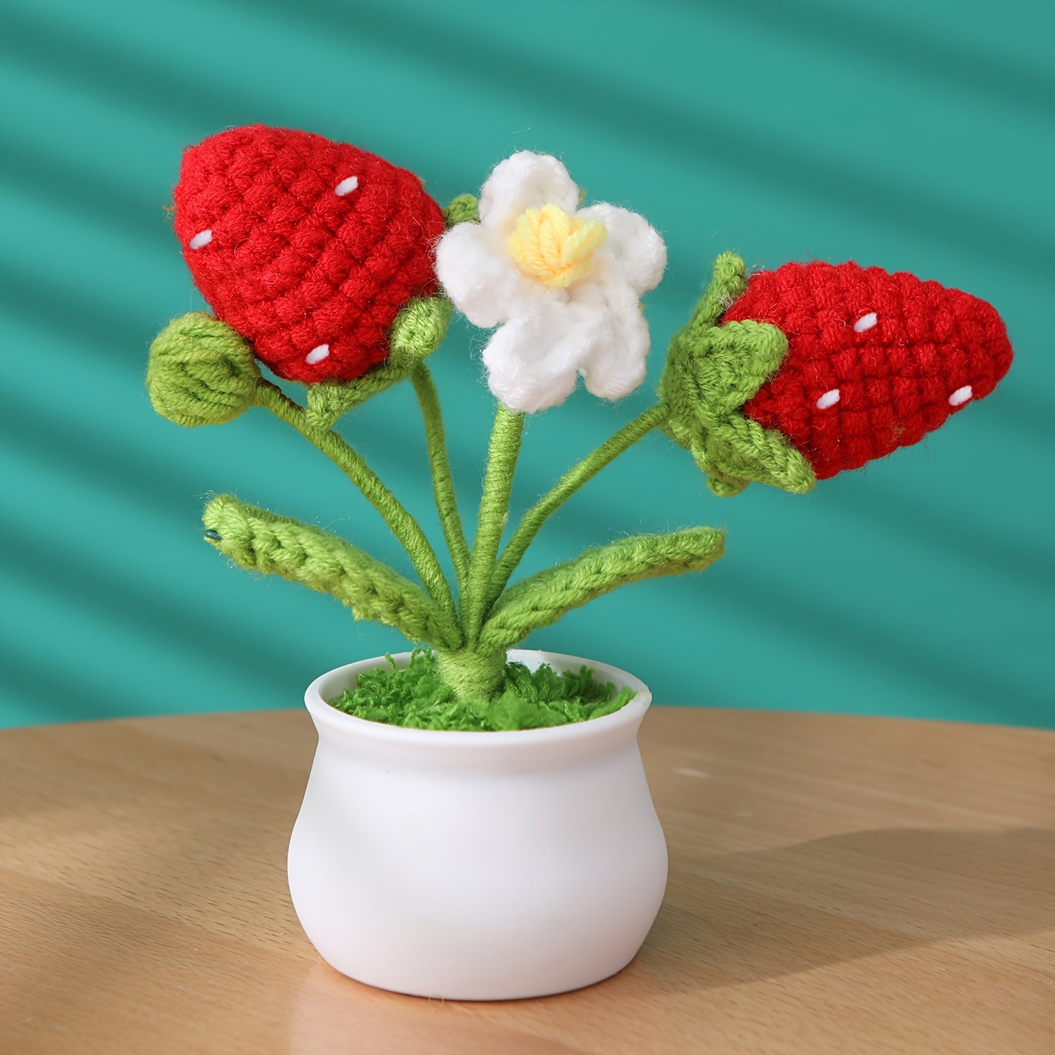 Crochet Eternal Flower Sunflower Lily Of The Valley Strawberry R