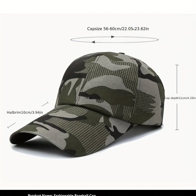 Camouflage Baseball Cap for Sun Protection