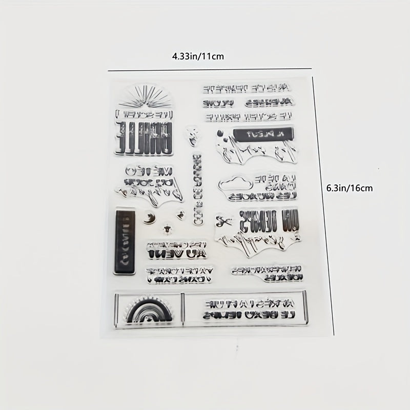 Cartoon Silicone Transparent Seal for DIY Scrapbooking