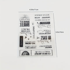 Cartoon Silicone Transparent Seal for DIY Scrapbooking