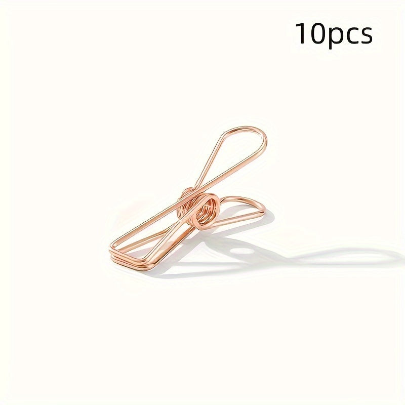 10pcs Outdoor Tent Mini Clip Non-slip Fixing Clamp for Wind Rope