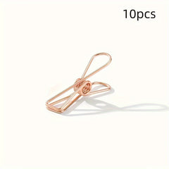 10pcs Outdoor Tent Mini Clip Non-slip Fixing Clamp for Wind Rope