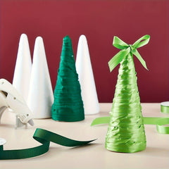 5pcs Foam Tree Cones for DIY Arts and Crafts Projects