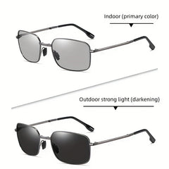 Men's Polarized Square Sunglasses for Holiday Party