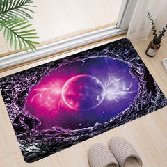 Soft and Waterproof 3D Flannel Kitchen Floor Mat Non-slip Rug