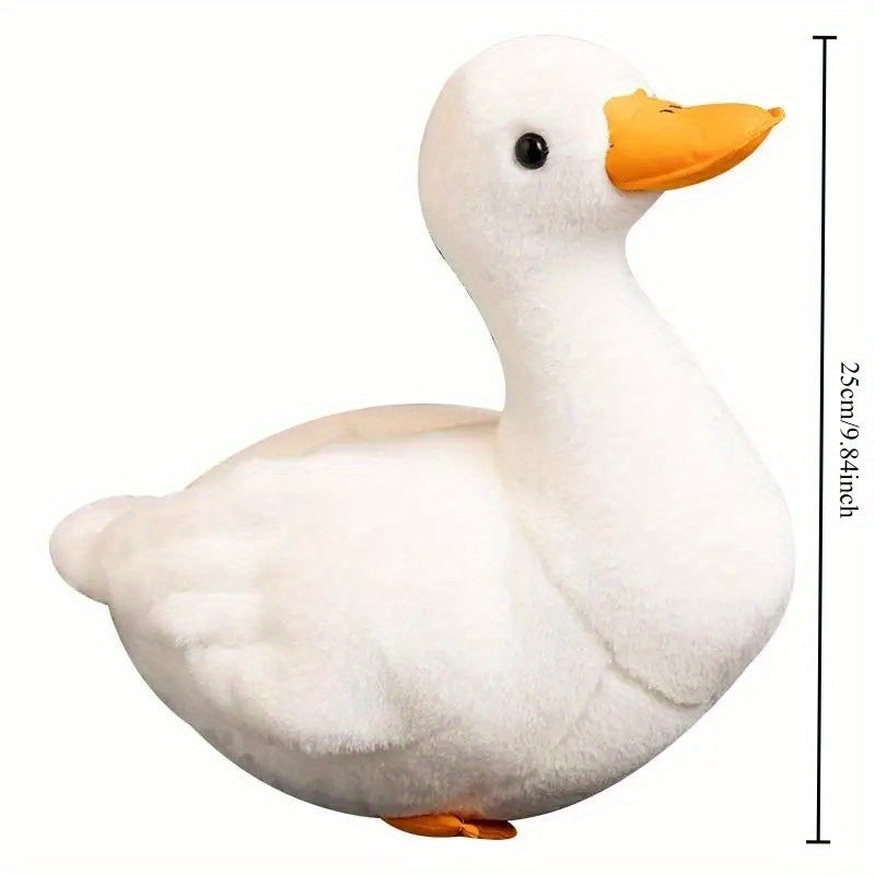Fluffy Snow Cole Duck Plush Toy - Soft Stuffed Animal - Perfect for Home Decor